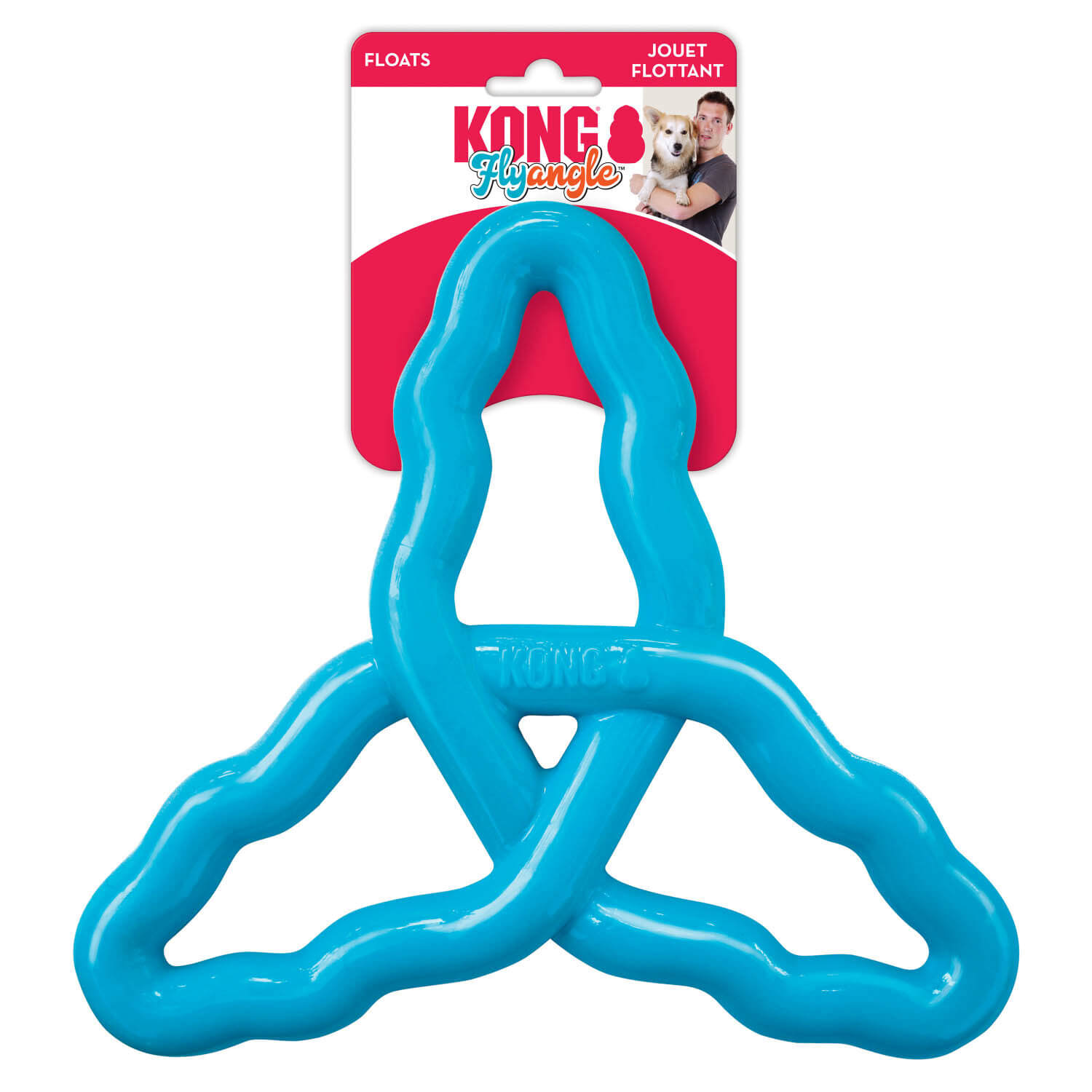 קונג פליאנגל צעצוע משיכה וזריקה לכלב | KONG Flyangle