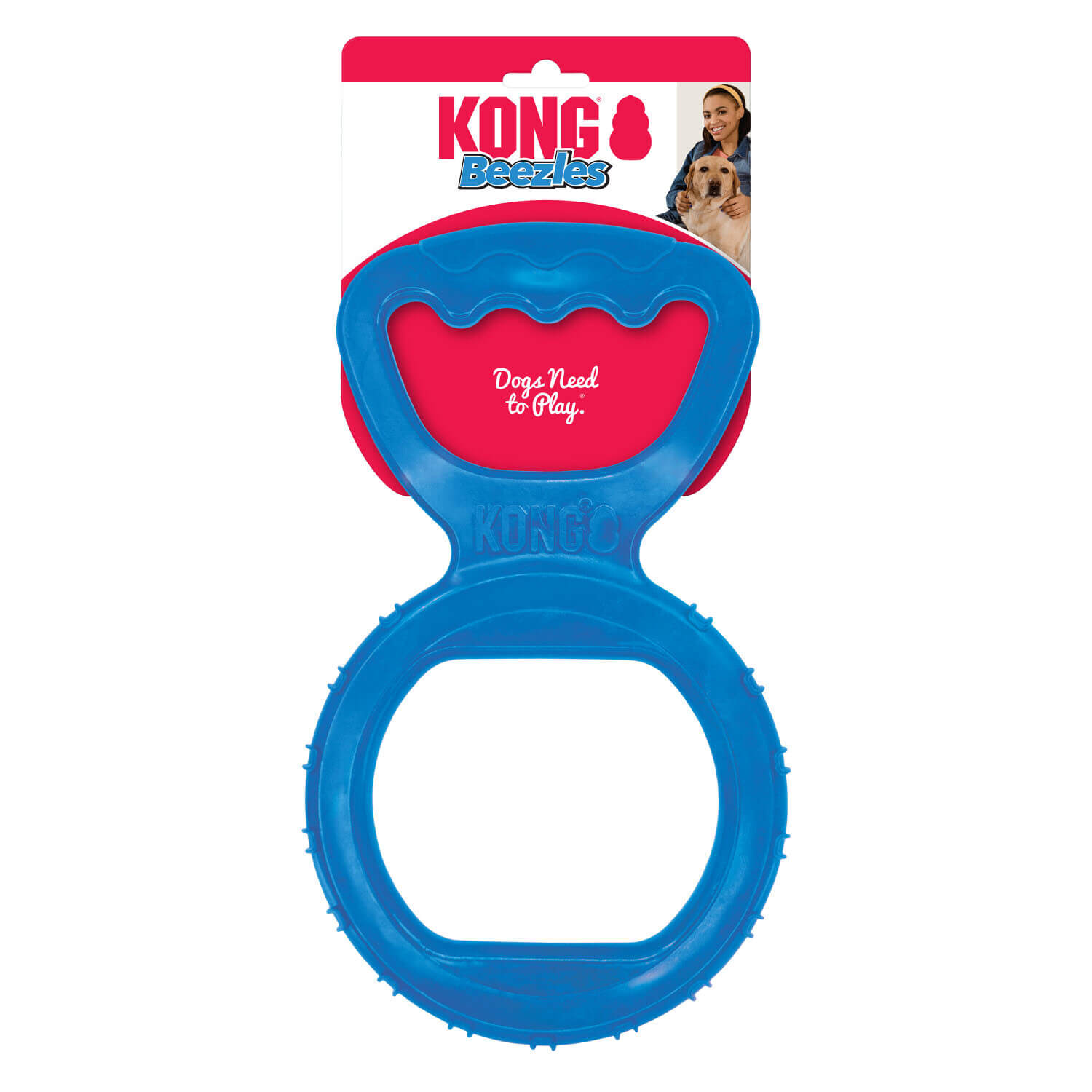 קונג ביזלס טבעת משיכה צעצוע לכלב | KONG Beezles Tug Ring
