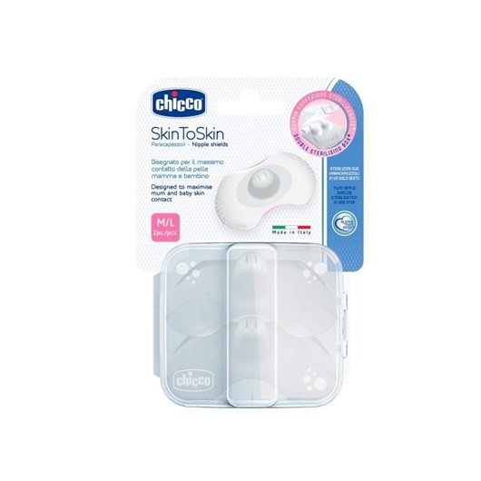 זוג מגני פטמה מסיליקון Chicco SkinToSkin