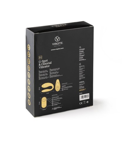 G-SPOT & CLITORIAL VIBRATOR E12 BLACK EDITION מבית VIRGITE 