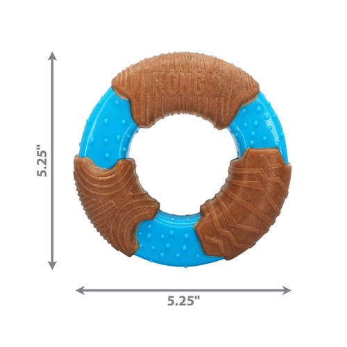 קונג רינג במבוק צעצוע לעיסה לכלב | KONG Bamboo Core Strength Ring Dog Toy
