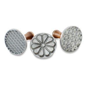 סט 3 חותמות מעוצבות לעוגיות Nordic ware