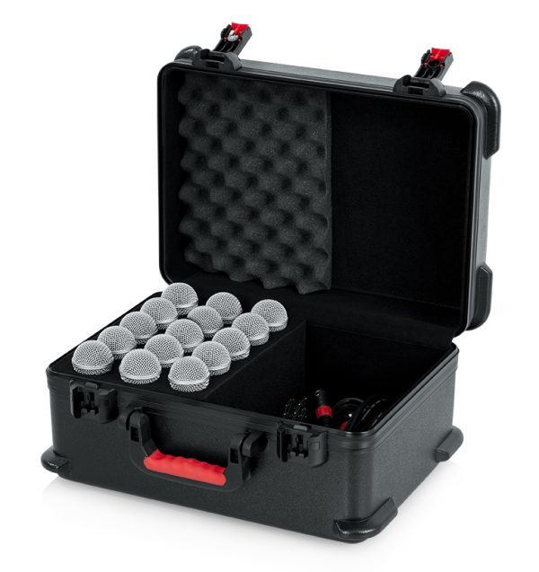 ארגז ל 15 מיקרופונים וכבלים GATOR GTSA-MIC15 Polyethylene