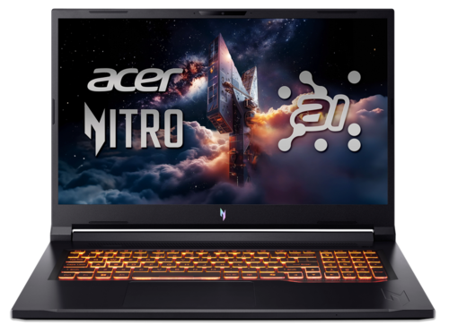 מחשב נייד Acer Nitro V17 AI Ryzen AI 7-350 | 16GB | 1TB | DOS | 1Y