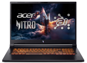 מחשב נייד Acer Nitro V17 AI Ryzen AI 7-350 | 16GB | 1TB | DOS | 1Y