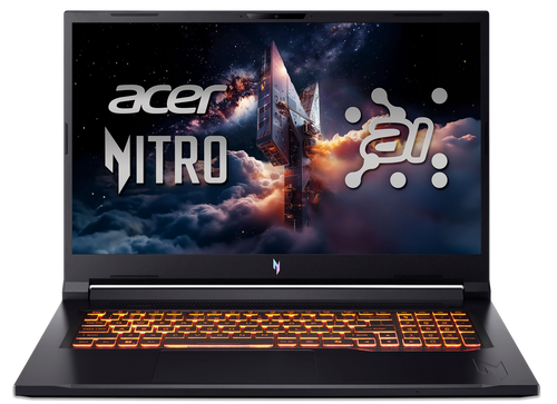 מחשב נייד Acer Nitro V17 AI Ryzen AI 5-340 | 16GB | 512GB | DOS | 1Y