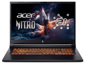 מחשב נייד Acer Nitro V17 AI Ryzen AI 5-340 | 16GB | 512GB | DOS | 1Y
