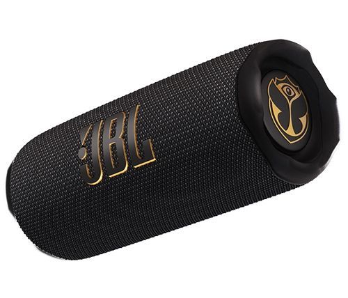 רמקול JBL נייד בלוטוס Flip 7 בעיצוב Tomorrowland שחור