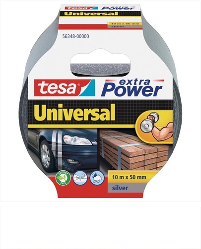 סרט חבלנים 10 מ על 50 מ מ כסוף מבית TESA