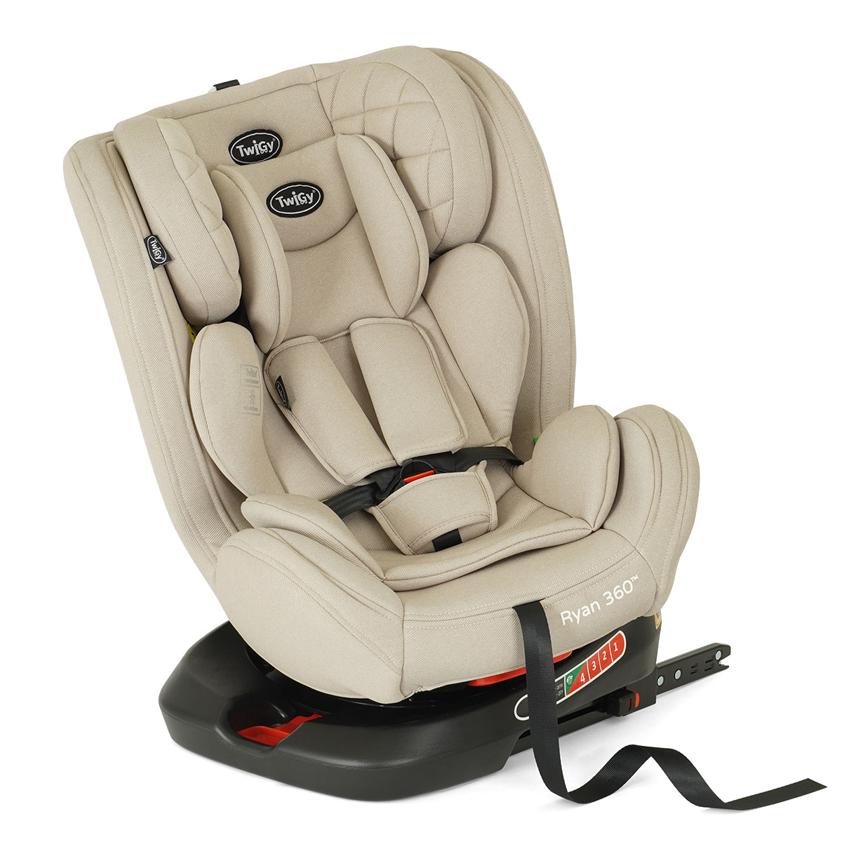 כיסא בטיחות מסתובב ראיין 360 – Ryan 360 צבע: שמנת - Ivory