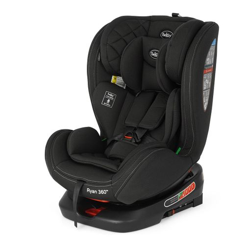 כיסא בטיחות מסתובב ראיין 360 – Ryan 360 צבע:שחור - Charcoal
