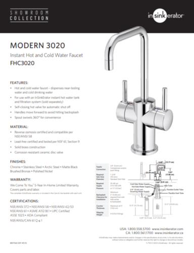 מערכת חם קר ומטוהר HC3020