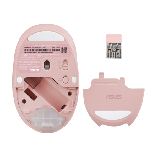 עכבר אלחוטי ASUS Fragrance Mouse MD101 צבע ורוד