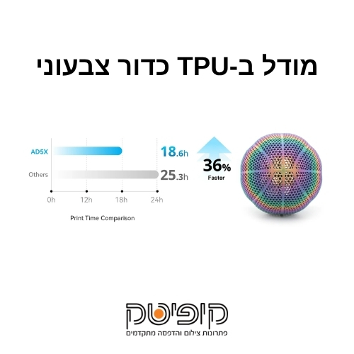 התאמת חומרי הדפסה למדפסת תלת מימד Flashforge Adventurer 5X