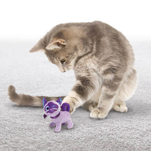 קונג קראקלס חתולה סגולה צעצוע לחתול | KONG Crackles Catnip Purple Cat