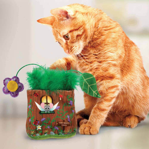 קונג פאזל מחבוא לחתול עם קטניפ | KONG Puzzlements Hideaway Catnip Toy