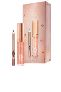 ליפ גלוס+תוחם - Glossy lip duo (iconic nude)