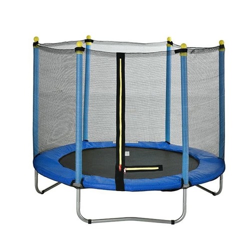 טרמפולינה + סולם 10 פיט בצבע כחול (305 סמ) Jumpy Jump דגם SML305