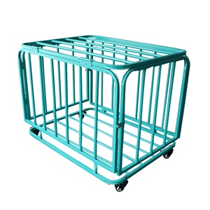 עגלת כדורים מתכת 90X80X80 ס"מ ניתנת לנעילה