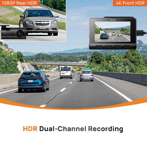 מצלמת רכב 4K-HDR חכמה דו-כיוונית  Dash Cam A810-2