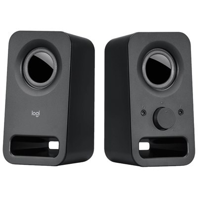 רמקולים למחשב Logitech 2.0 Multimedia Speakers Z150 Retail בצבע שחור