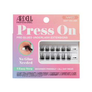  PRESS ON| ריסים מוכנים לשימוש עם פס דבק מובנה מידה SOFT VOLUME |ארדל ARDELL‏ ‏