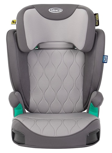 בוסטר גב לילדים אפיקס Affix R129 עם חיבור איזופיקס וריפוד עבה במיוחד - אפור IRON  גרקו
