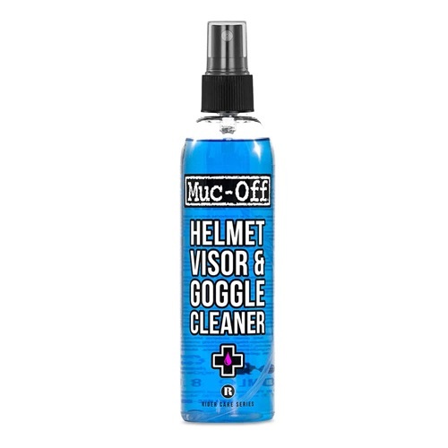 תרסיס לניקוי קסדה ומשקף מאק אוף בנפח 250 מ״ל – MUC-OFF HELMET VISOR & GOGGLE CLEANER
