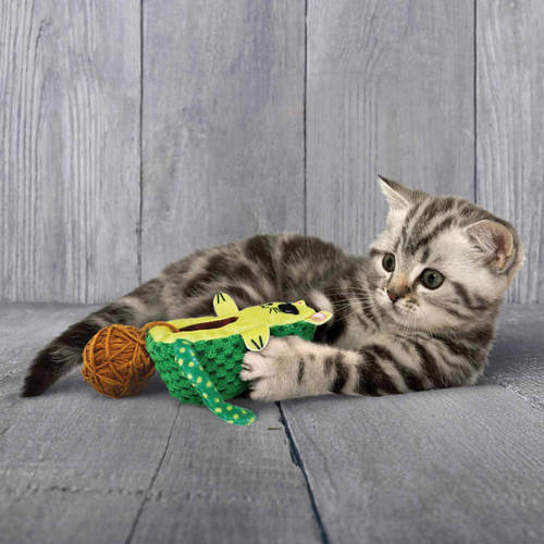קונג אבוקאטו צעצוע לחתול | KONG Wrangler AvoCATo – Catnip Wrestling Toy