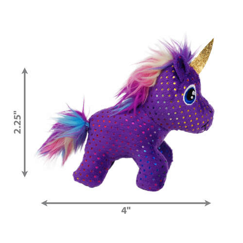קונג צעצוע רוטט לחתול – חד קרן | KONG Buzzy Enchanted Unicorn – Catnip 