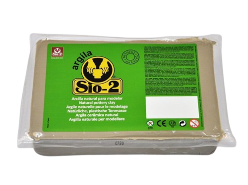חימר טבעי SIO-2 לבן 1.5 ק