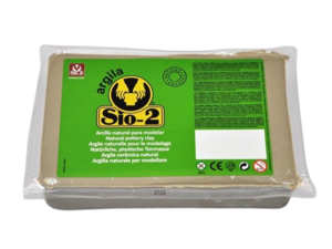 חימר טבעי SIO-2 לבן 1.5 ק"ג