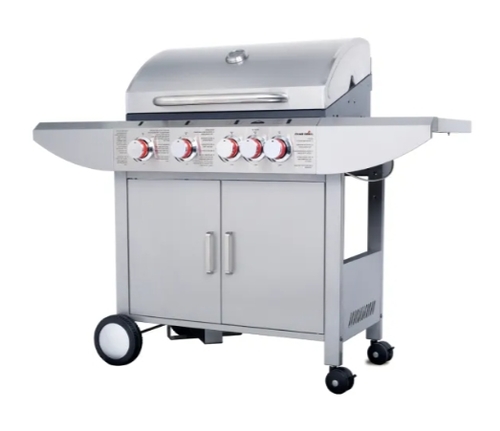 גריל גז 4 מבערים Char Grill + כירת צד KYQ-6SA נירוסטה