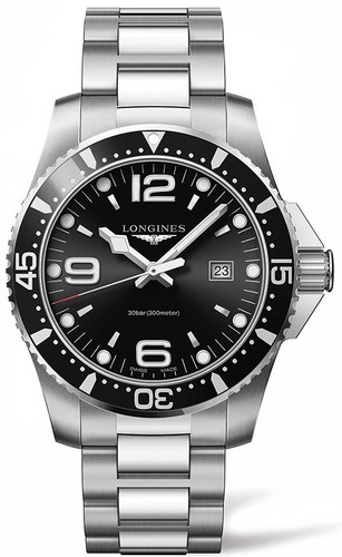 Longines L38404566 Hydroconquest 44MM מנגנון קוורץ לונג'ין יבואן רשמי