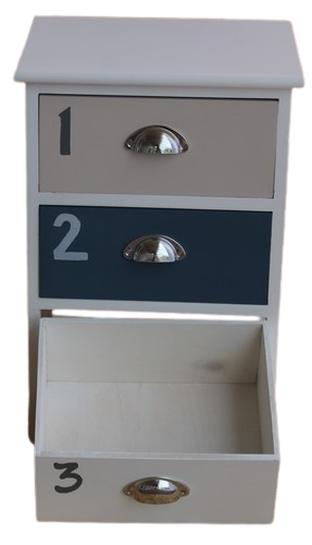 שידה ימית 3 מגירות