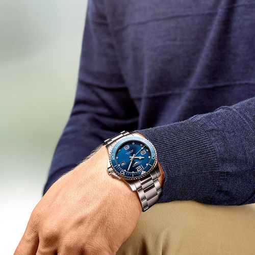 Longines L37814966 Hydroconquest 41MM לונג'ין יבואן רשמי