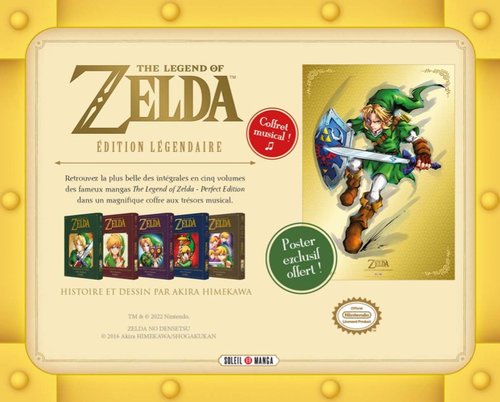 Zelda Manga Coffret