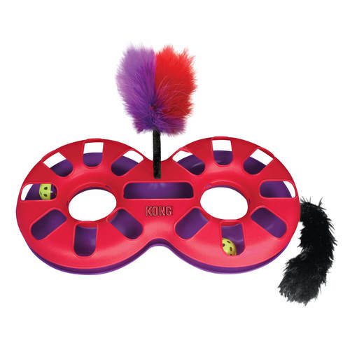 קונג משחק לחתול – מסלול בצורת 8 עם כדור מתגלגל | KONG Active Eight Track