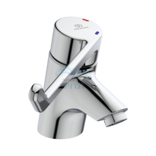 ברז מונגש פיה קצרה קבועה וידית מרפק Ceraplus B8221 AA Ideal Standard | כרום ניקל