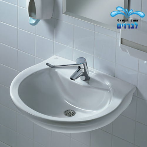 ברז מונגש פיה קצרה קבועה וידית מרפק Ceraplus B8221AA Ideal Standard | כרום ניקל