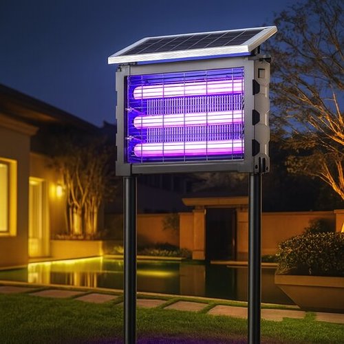 קוטל יתושים סולארי עוצמתי 10w