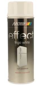 ספריי לבן למקררים ומכשירי מטבח 400 מ"ל - MOTIP Effect Frigo White M303202 אלקיד לכה