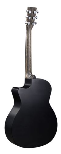 גיטרה אקוסטית שחורה מוגברת + נרתיק MARTIN GPC-X1E,HPL Black/Black CUTAWAY