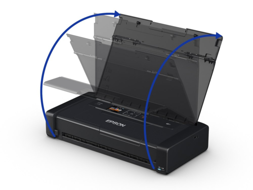 מדפסת ‏הזרקת דיו ‏ניידת Epson WorkForce WF-100W