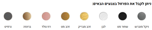 מקלחון דגם אלפא 102- מקלחון פינתי שתי דפנות קבועות ושתי דלתות נפתחות פנימה והחוצה