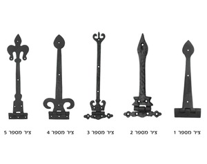 צירים וקישוטים לדלתות ופרזול בסגנון עתיק