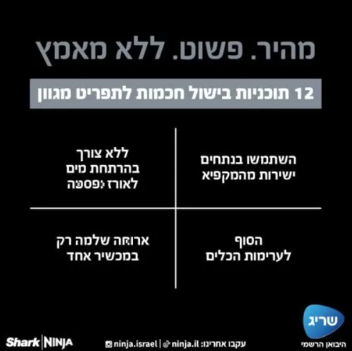 נינג’ה Combi | מהיר. פשוט. ללא מאמץ | דגם SFP703