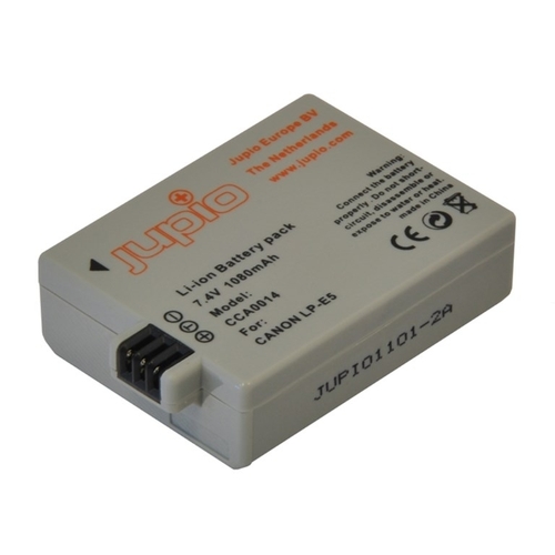 סוללה תואמת לקנון JUPIO LP-E5 1080 mAh-שלוש שנים