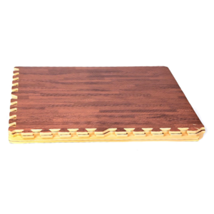 משטח ספוג פאזל דקורטיבי פרקט חום