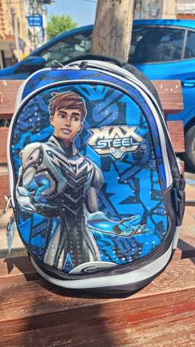 תיק בית ספר מקס סטיל כחול שחור מודן 